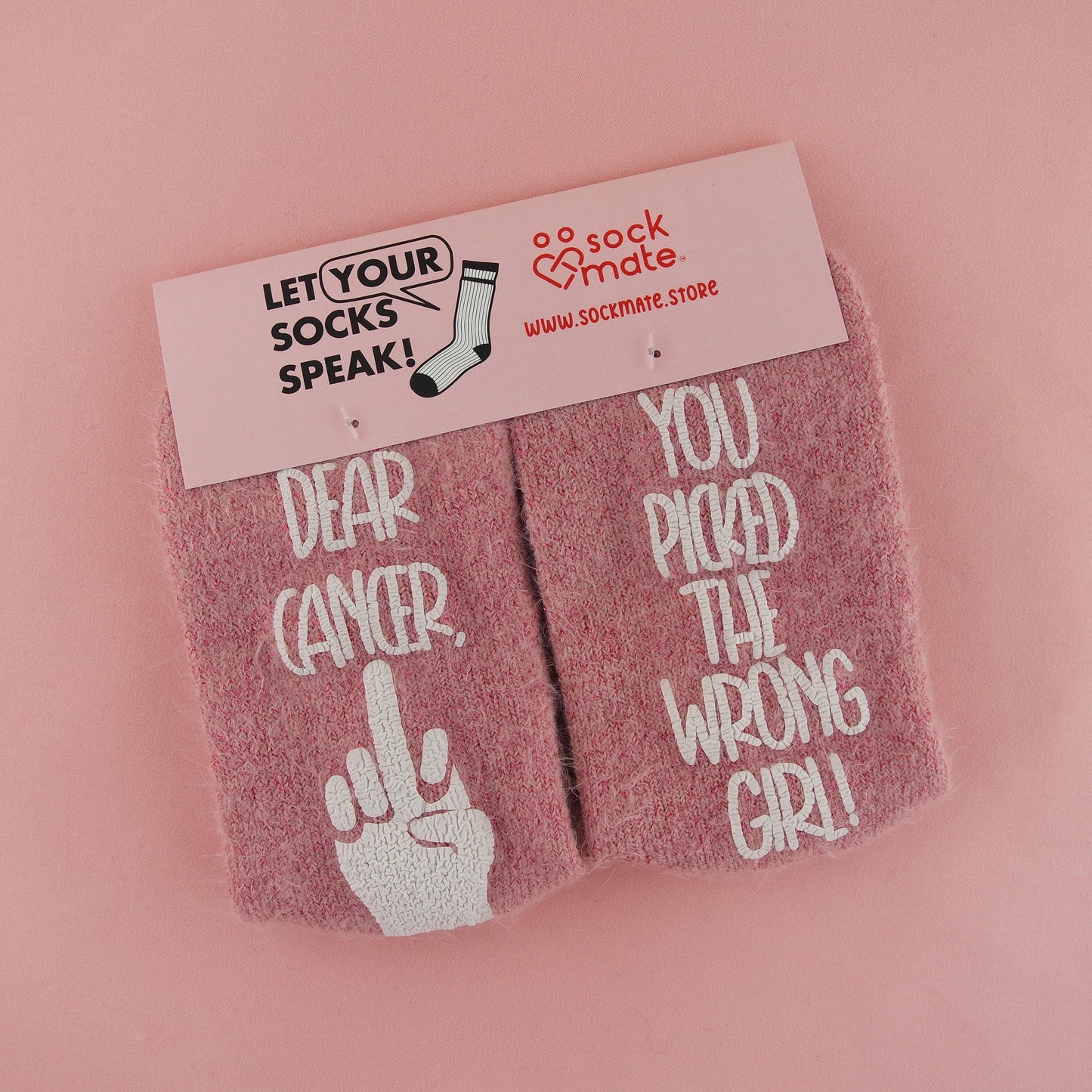 Dear Cancer You Picked the Wrong Girl Socks, Cancer Gift, Cancer Free, Fuck Cancer, Socks For Chemo, Custom Socks, Support Gift for Her