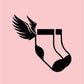 Angel Socks Vector Decal, Laundry Room Decor Idea, Lost Sock Wall Sticker, Lost Socks Label, Lost Socks Organizer, Lonely Sock, Missing Sock