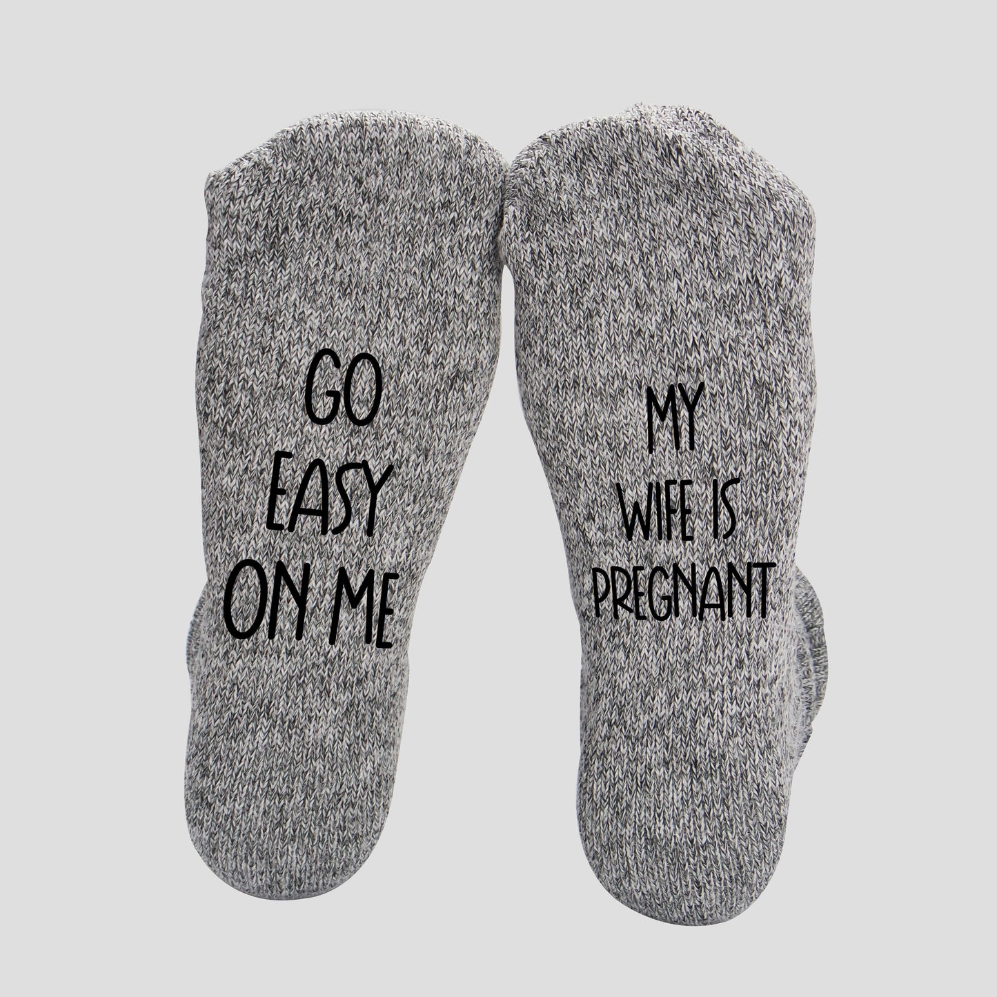 My wife is Pregnant Socks, Soon To Be Parents Gifts, New Dad, Funny Sock For New Baby Daddy, New Father Gift, Dad to Be, Pregnancy