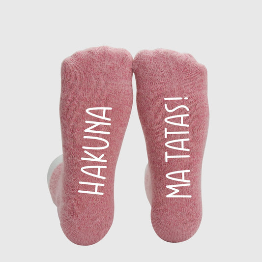 Cancer Fighter Gift, Hakuna Ma Tatas, Breast Cancer Sock Gift, Fuck Cancer Sock,  Cancer Care Package, Cancer Survivor, Get Well Soon Gifts