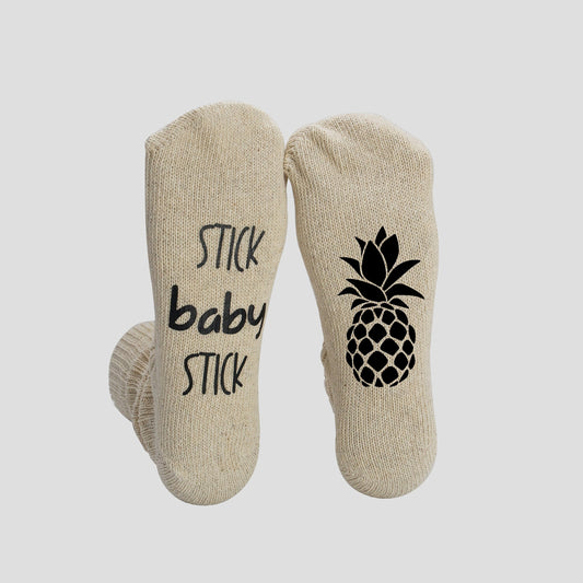 Stick Baby Stick Socks, Lucky Fertility, Size 5-10, Lucky Transfer Day Socks, Infertility, IVF Socks, Lucky Retrieval Socks, Knock Me Up Doc