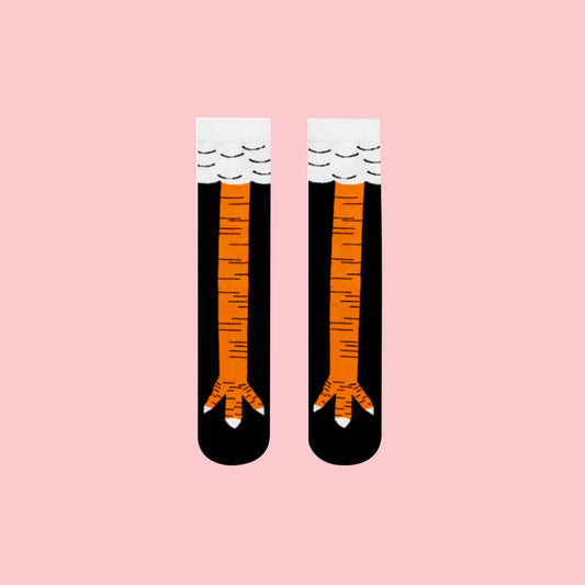 Family Matched Chicken Leg Crew Socks