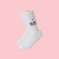Custom Embroidered Logo On Yoga Socks, Personalized Studio Socks –  Non-Slip Yoga & Pilates Socks with Logo Embroidery