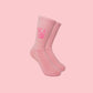 Custom Embroidered Logo On Yoga Socks, Personalized Studio Socks –  Non-Slip Yoga & Pilates Socks with Logo Embroidery