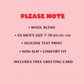 Pink background with text noting product details and free greeting card offer.