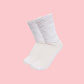 Slouchy Hosiery, Legging Socks, Long Socks Over Leggings, Ivory Scrunchie Sock, Sport Sock for Her