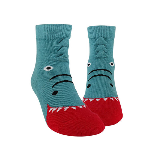 Sockmate wild mouth shark silly kids socks