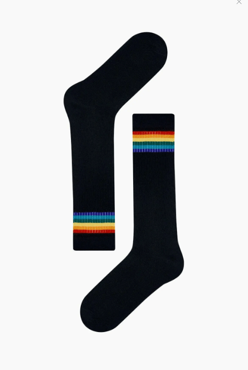 Women's Knee High Black Socks - Sockmate