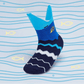 Kid's 3D Shark - Animal Socks / Blue