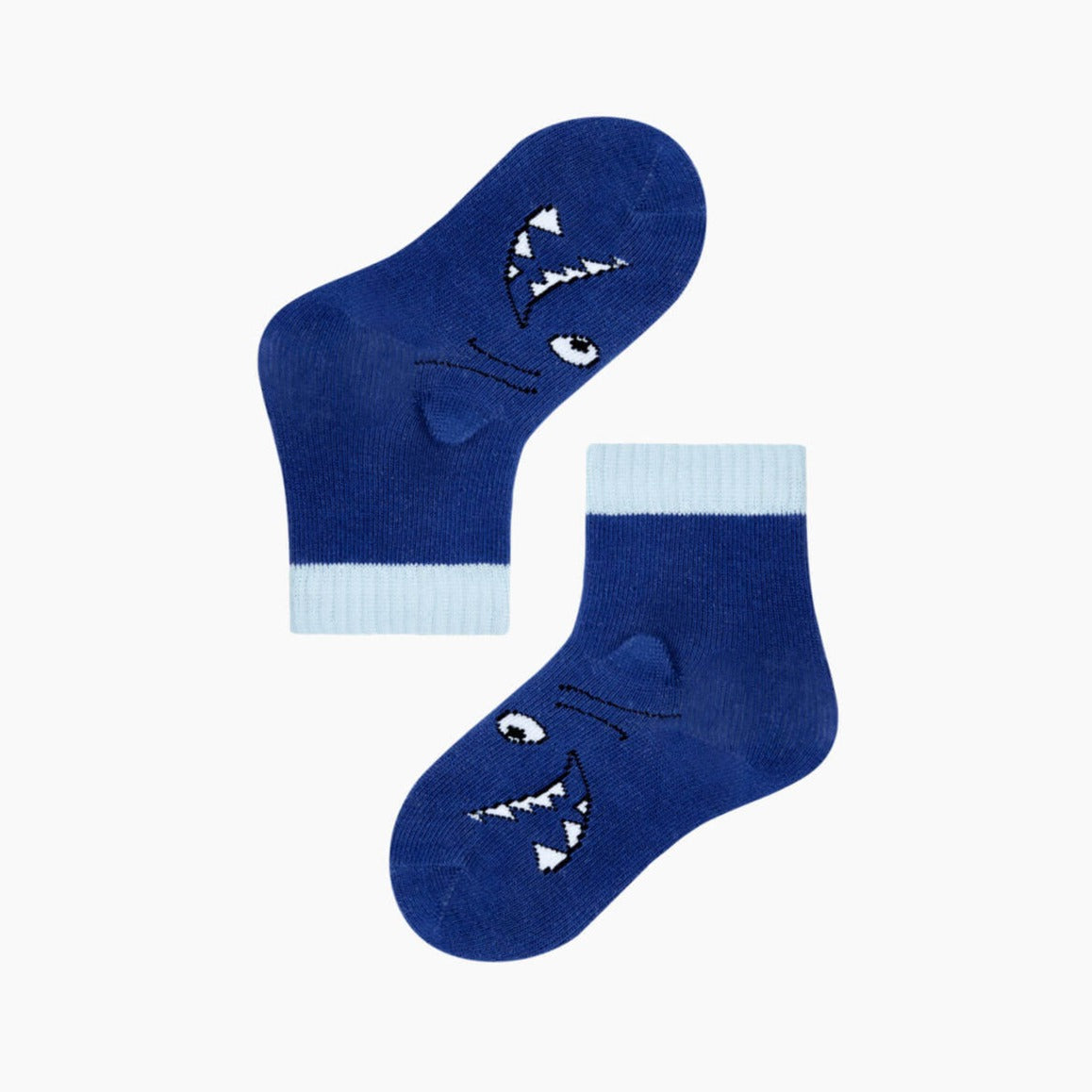 3D Baby Shark Socks - Blue
