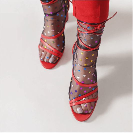 Women's Stars Sheer Socks - Sockmate